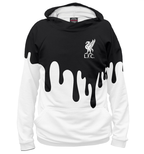 Женское худи с изображением Liverpool F.C. цвета Белый