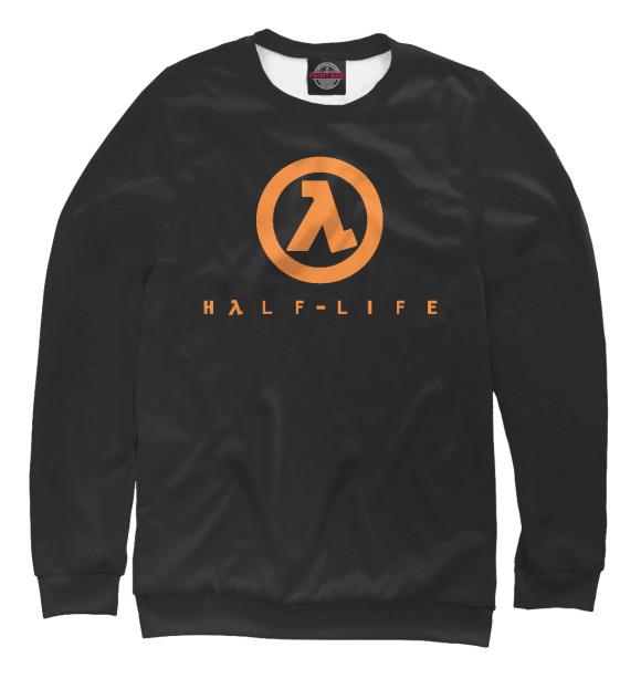 Свитшот для мальчиков с изображением Half-Life цвета Белый