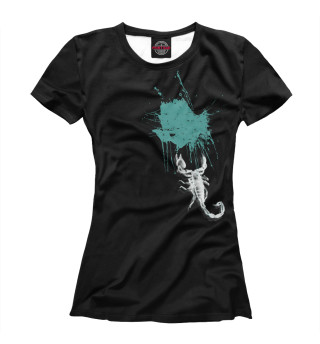 Женская футболка Скорпион - инверсия