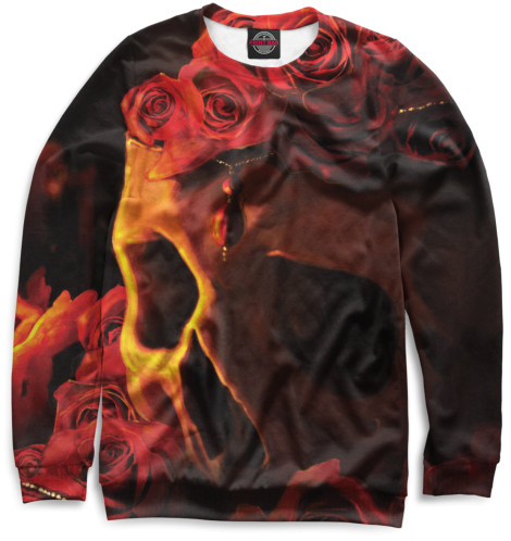 

Свитшоты Print Bar, Белый, Skull