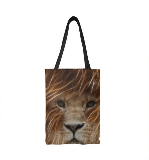 Сумка-шоппер с изображением Лев цвета 