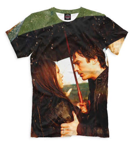 

Футболки Print Bar, Черный, Дневники вампира