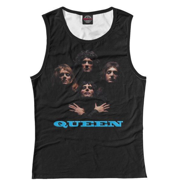 Майка для девочки с изображением Queen цвета Белый