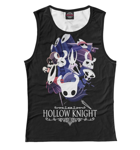 Майка для девочки с изображением Hollow Knight цвета Белый