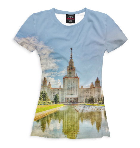 

Футболки Print Bar, Белый, МГУ