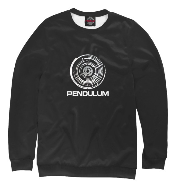 Свитшот для девочек с изображением Pendulum цвета Белый