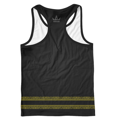 

Майки борцовки Print Bar, Белый, Crown black