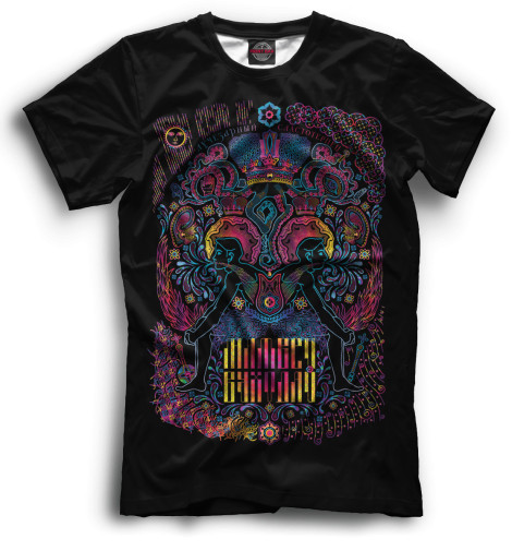 

Футболки Print Bar, Черный, Psychedelic