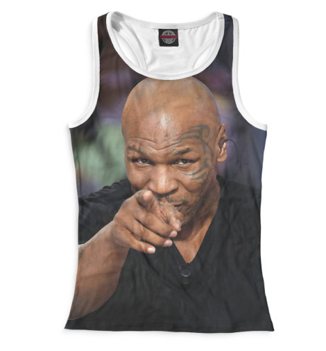 

Майки борцовки Print Bar, Белый, Майк Тайсон