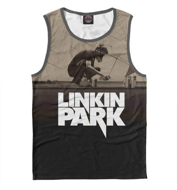 Майка для мальчика с притом Linkin Park Meteora цвета Белый Майка для мальчика с изображением Linkin Park Meteora цвета Белый