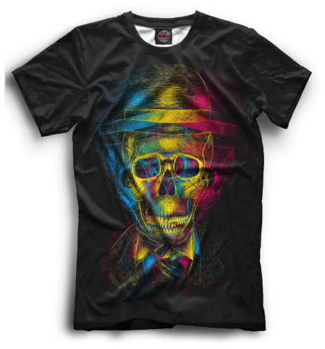 

Футболки Print Bar, Черный, Skull