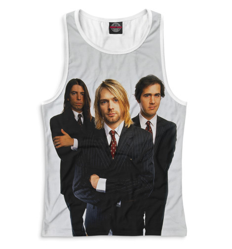 

Майки борцовки Print Bar, Белый, Nirvana