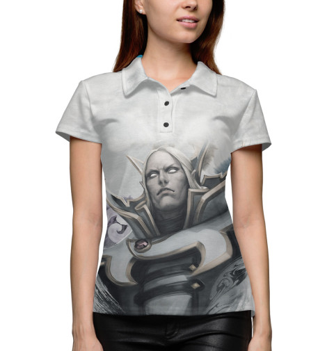 

Поло Print Bar, Белый, Invoker