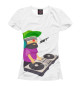 Женская футболка Shift DjMan White