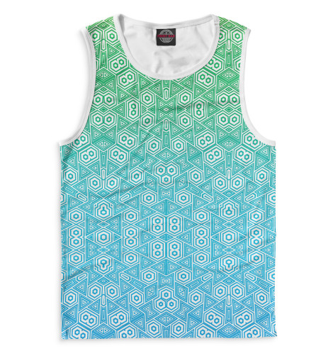 

Майки Print Bar, Белый, Psystetic Spring wave