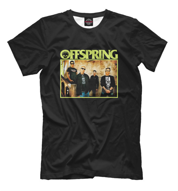 Мужская футболка с изображением The Offspring цвета Черный