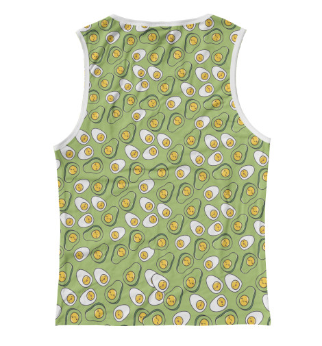 

Майки Print Bar, Белый, Зеленые авокадо