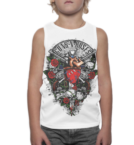 

Майки Print Bar, Белый, Guns N' Roses