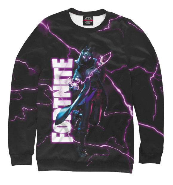 Мужской свитшот с изображением Тануки Fortnite цвета Белый