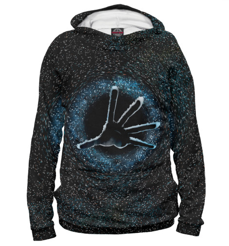 

Худи Print Bar, Белый, Черная дыра