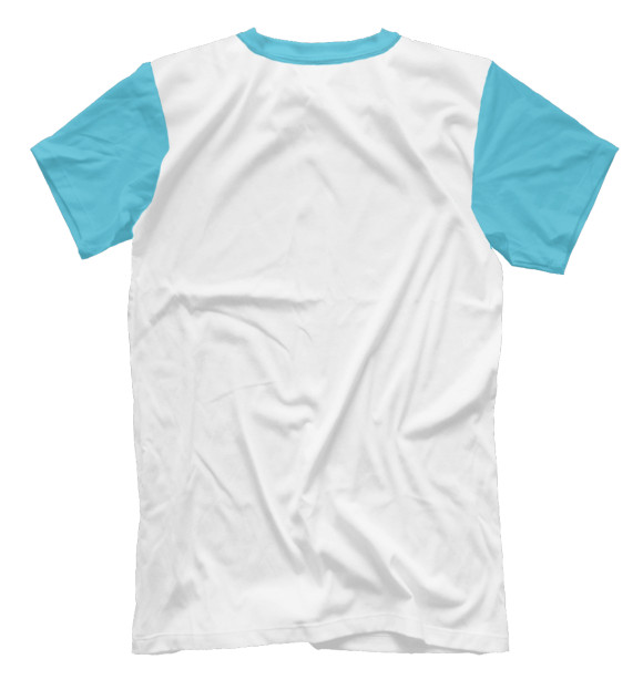 Мужская футболка с изображением Хомяк цвета Белый