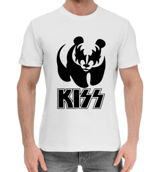 Мужская хлопковая футболка Kiss