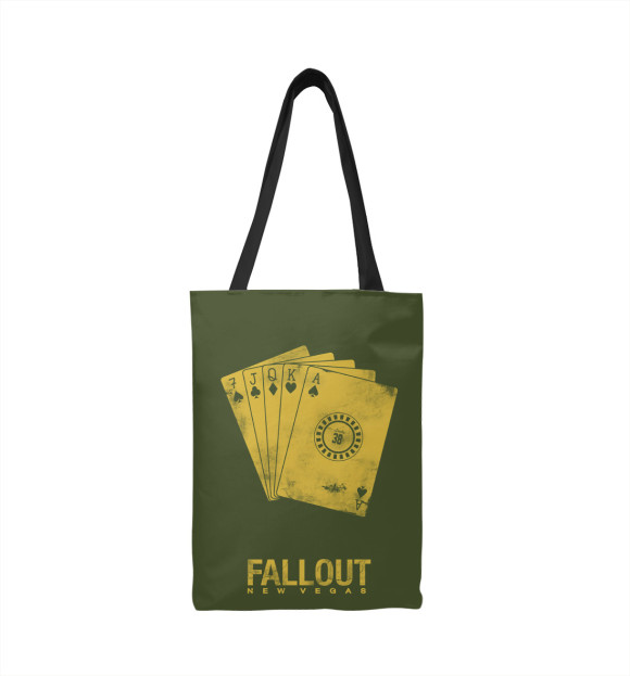 Сумка-шоппер с изображением Fallout New Vegas цвета 