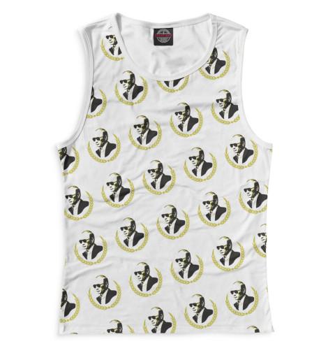 

Майки Print Bar, Белый, Путин