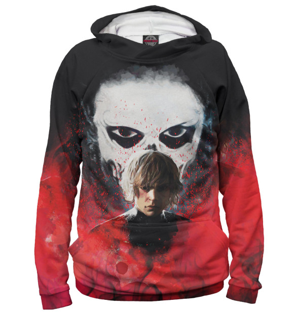 Женское худи с изображением Тейт Лэнгдон цвета Белый