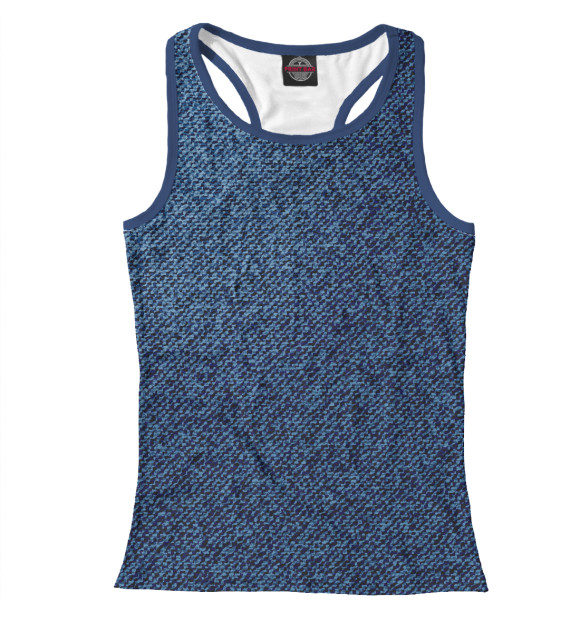 Женская майка-борцовка с изображением Blue Jeans цвета Белый