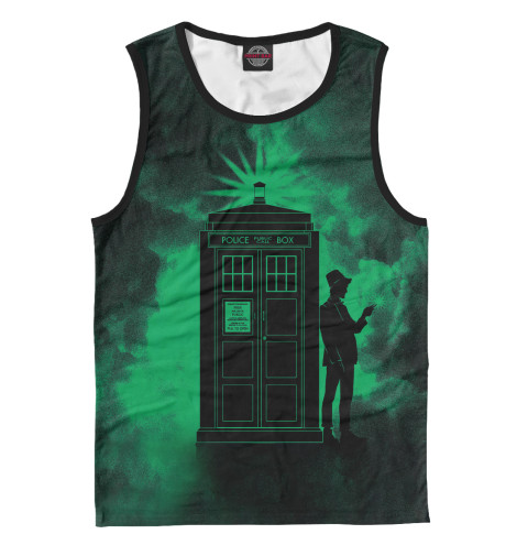 

Майки Print Bar, Белый, Тардис и Доктор