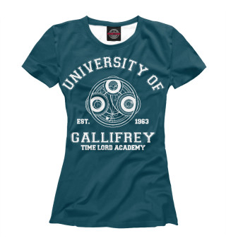 Женская футболка Университет Галлифрея