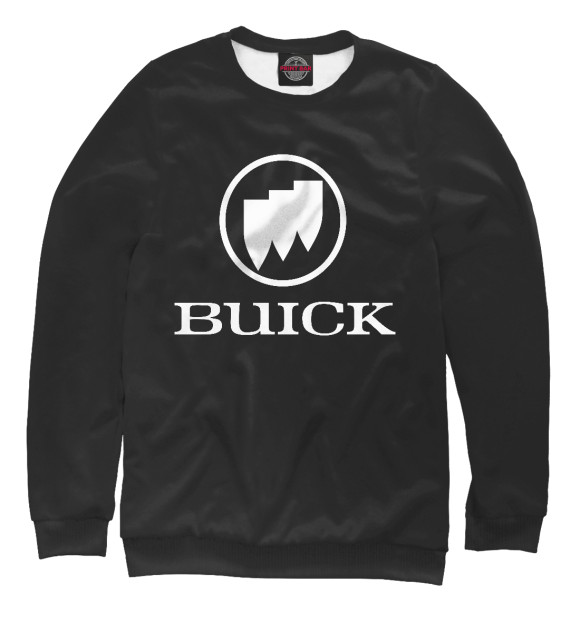 Женский свитшот с изображением Buick цвета Белый