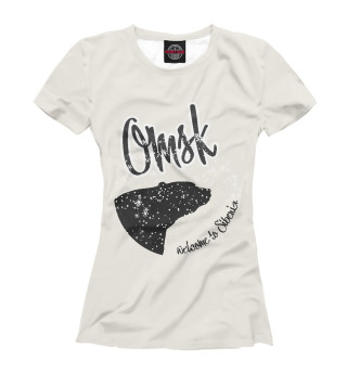 Женская футболка Омск