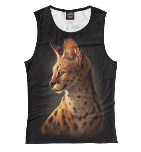 

Майки Print Bar, Белый, Дикий кот