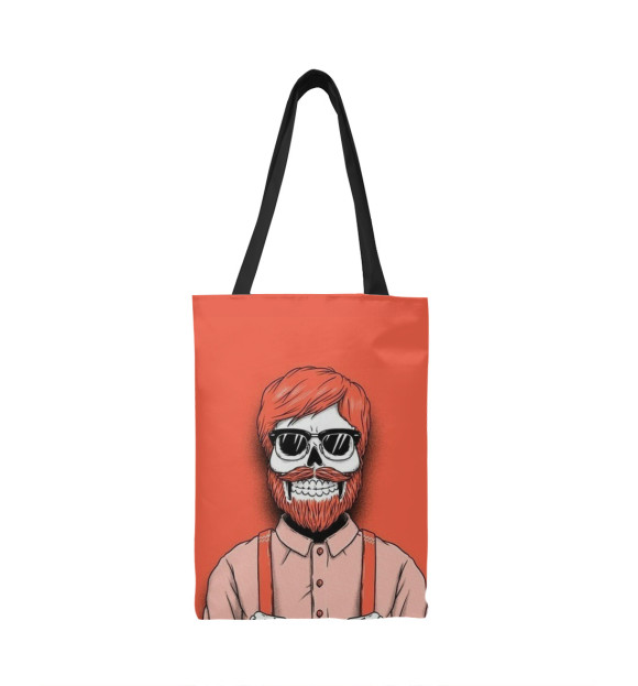 Сумка-шоппер с изображением Череп цвета 