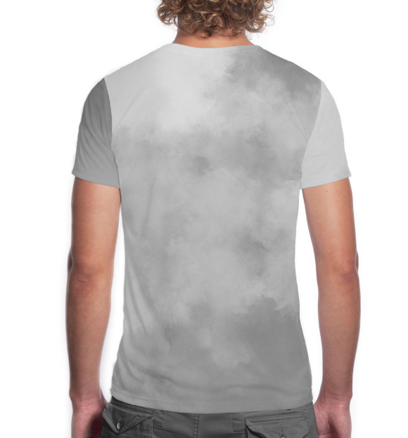 Мужская футболка с изображением Ковбой цвета Белый
