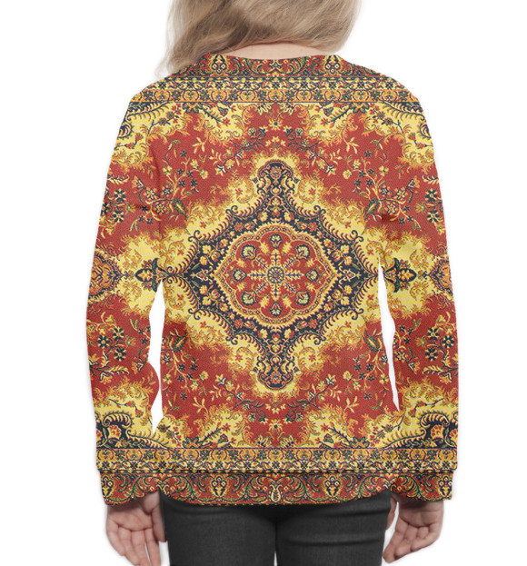 Свитшот для девочек с изображением Эзотерика цвета Белый