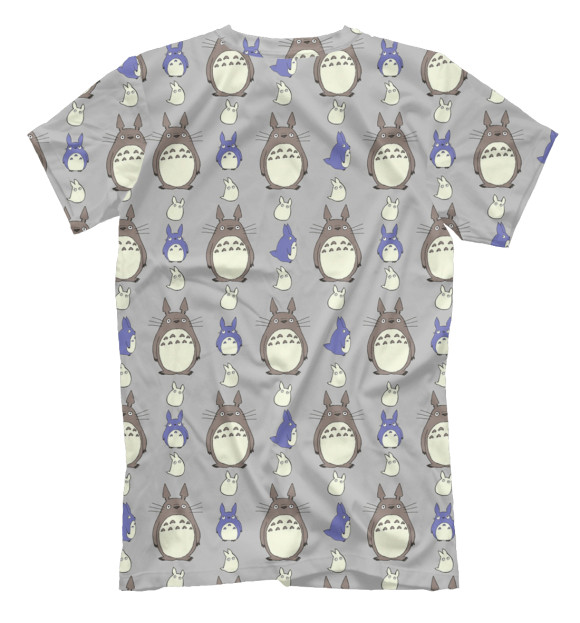 Мужская футболка с изображением Totoro цвета Белый