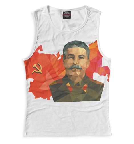 

Майки Print Bar, Белый, Сталин