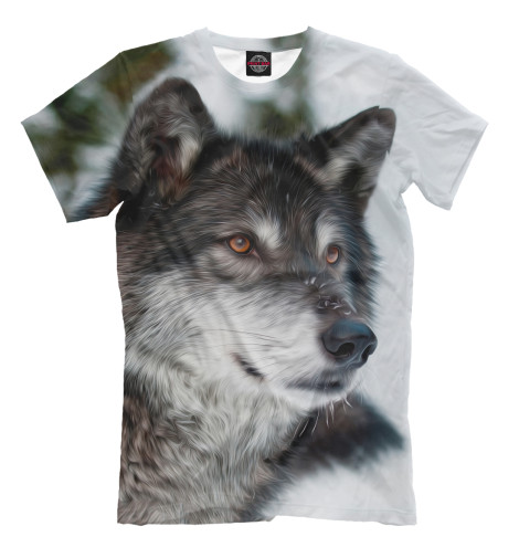 футболки print bar волк арт Футболки Print Bar Волк