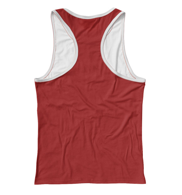 Женская майка-борцовка с изображением СССР - моя Родина! цвета Белый