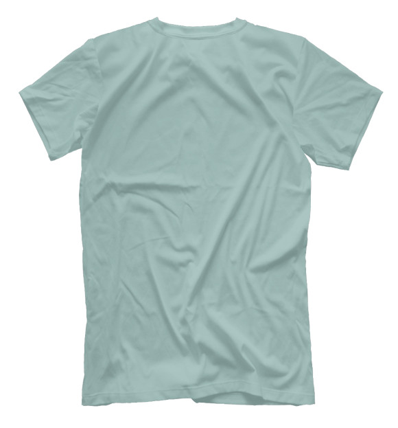 Мужская футболка с изображением Клод Моне. Ветряная мельница цвета Белый