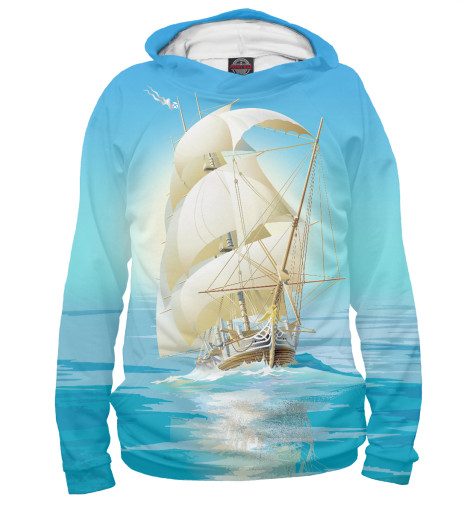 

Худи Print Bar, Белый, Белые паруса