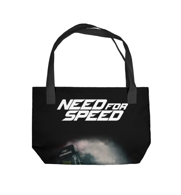 Пляжная сумка с изображением Need For Speed цвета 