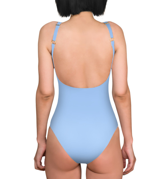 Купальник-боди с изображением Девушка цвета 