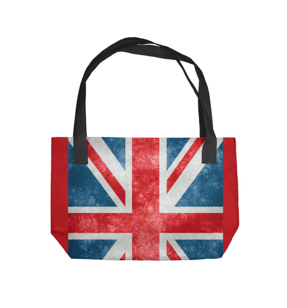 Пляжная сумка с изображением Великобритания цвета 