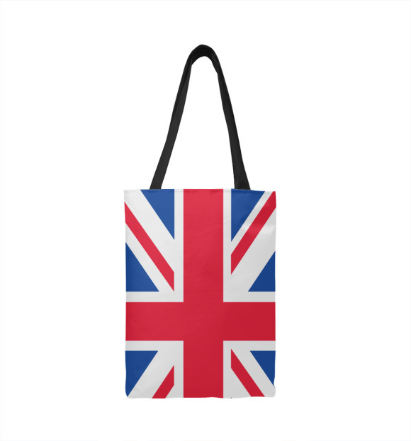 Сумка-шоппер с изображением Великобритания цвета 