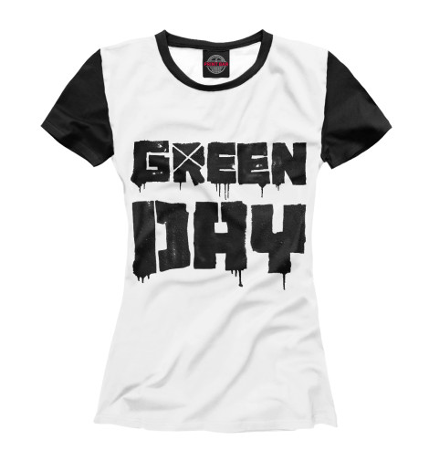 

Футболки Print Bar, Белый, Green Day