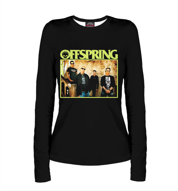 Женский лонгслив с изображением The Offspring цвета Белый